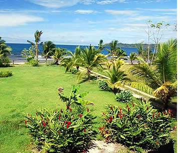 Du kan inte slå Buena Vibra House utsikt över Bocas del Toros karibiska hav
